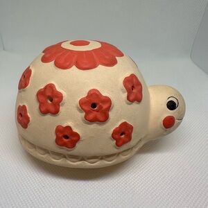 VTG 1970 Coty Sachet Turtle Ceramic Pomander 3" x 4" Diffuser Dispenser